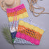 Women's Sexy Hollow Color Matching Hand Crochet Beach Long Skirt Bikini One-piece Sunscreen Blouse Skirt